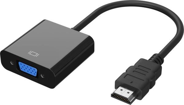Переходник адаптер HDMI (M) - VGA (F) конвертер для монитора ...