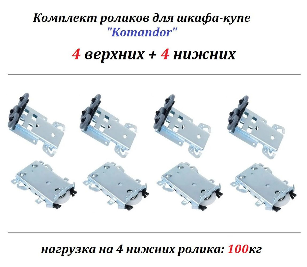 Стопор стальной для шкафов купе