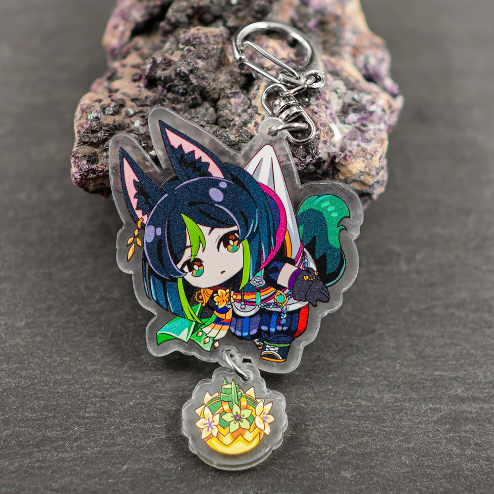 Аниме акриловый брелок Genshin Impact Геншин Тигнари - купить с ...