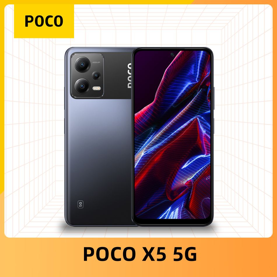 Смартфон Poco X5 5G Глобальная версия - купить по выгодной цене в  интернет-магазине OZON (878902187)