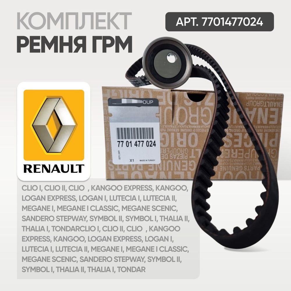 Замена ремня ГРМ Renault Symbol 1 в Екатеринбурге, цены - автосервис «Французский Мастер Рено»