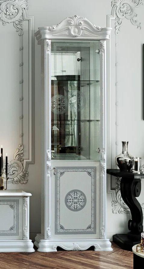 Шкаф-витрина Диа мебель Шкаф-витрина_v-gr-ser_, 70.5x53x222 см - купить ...