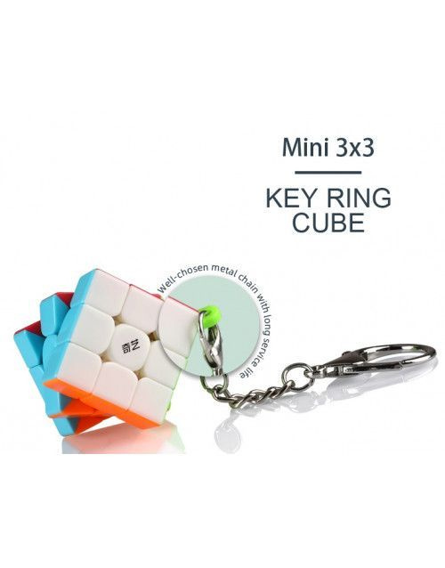 Брелок кубик QiYi Mini 3x3x3 Key Ring Cube 30mm #1