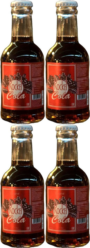 Газированный напиток Rocket Tonic Кола 0,2 л, комплект: 4 упаковки по 0.2 л  #1
