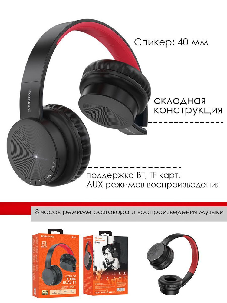 Наушники Полноразмерные borofone BO11 - купить по доступным ценам в ...