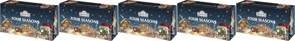 Набор чая ассорти Ahmad Tea Four Seasons Четыре сезона в пакетиках 1,8 г х 90 шт, комплект: 5 упаковок #1