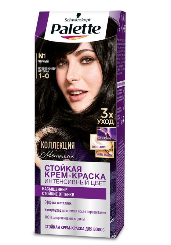 Краска для волос Palette черный № 1 Schwarzkopf&Henkel - купить с ...