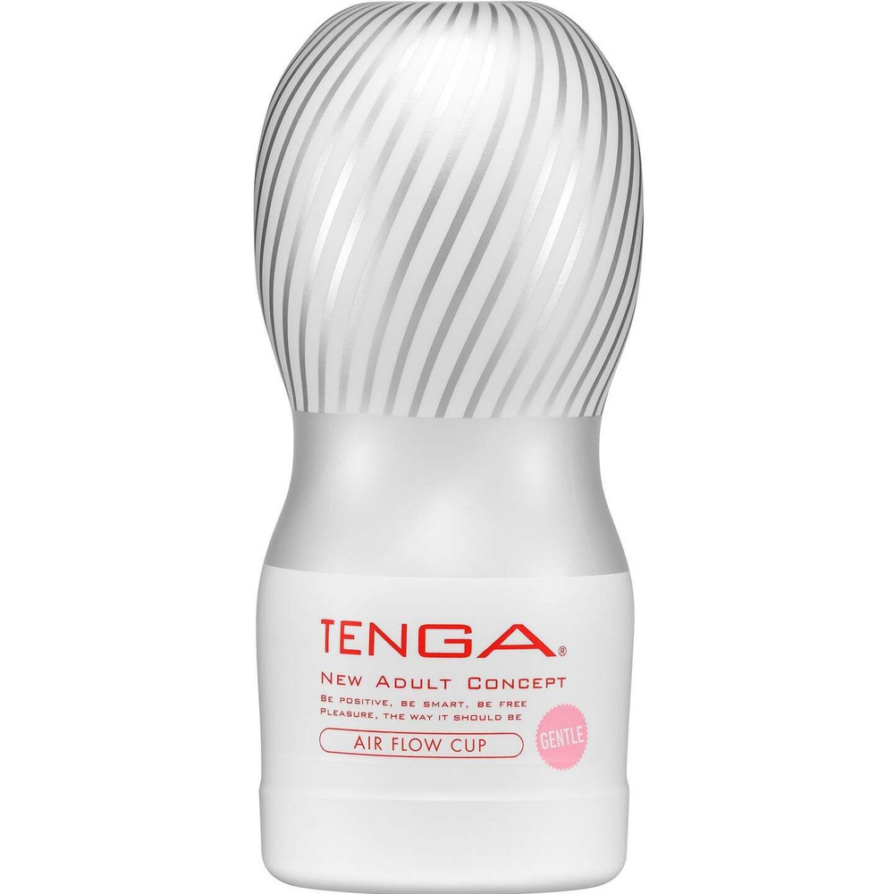 Мастурбатор TENGA Air Flow Cup Gentle одноразовый рельефный стимулятор тенга с пробником лубриканта  #1