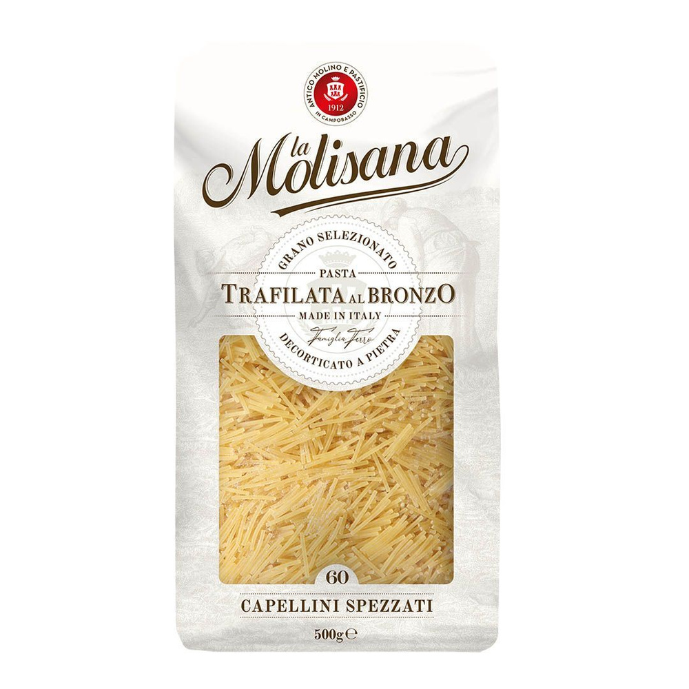Макаронные изделия La Molisana Capellino Spezzato вермишель (паутинка) из твердых сортов пшеницы №60, #1
