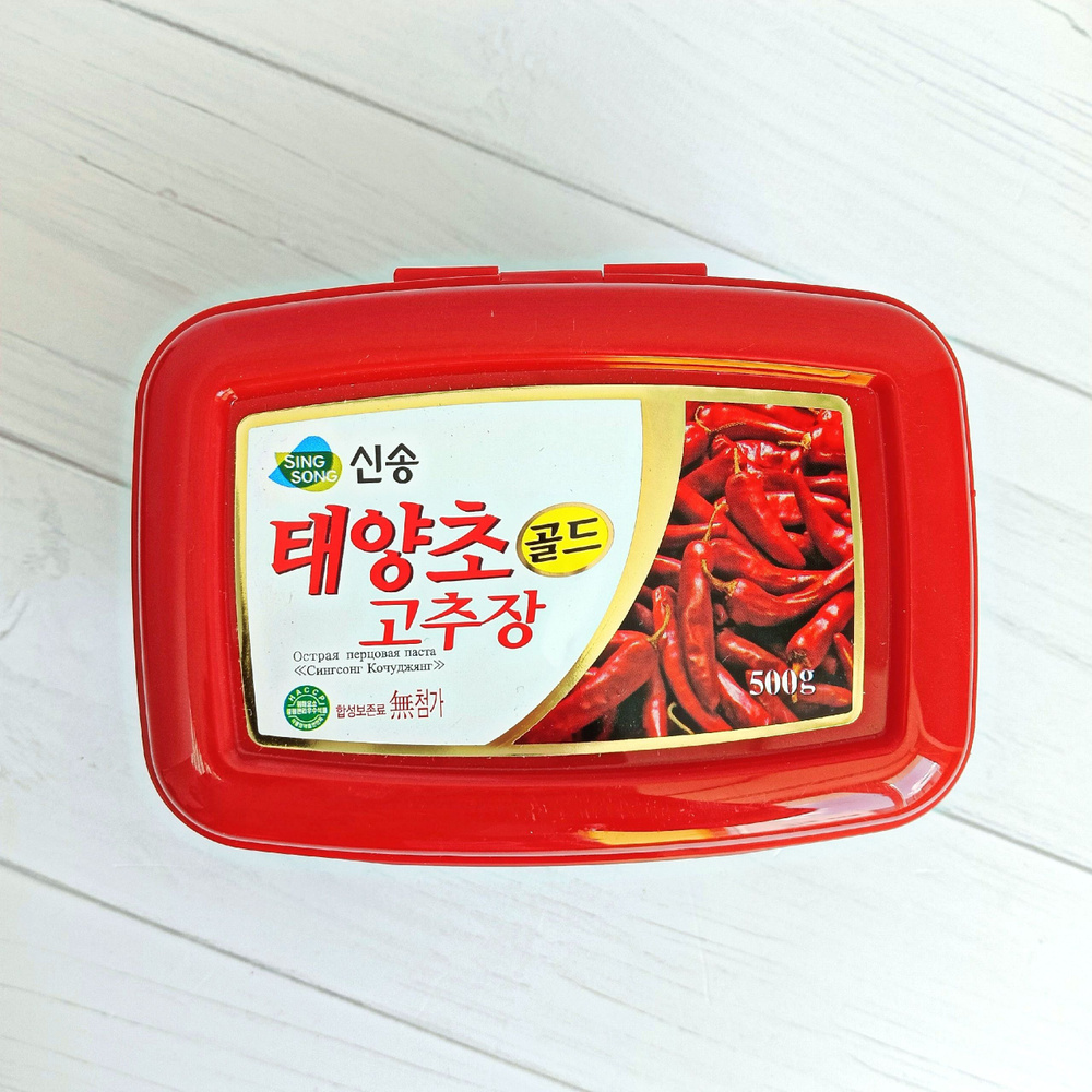 Острая перцовая паста "Сингсонг Кочуджянг", 500г, Корея #1