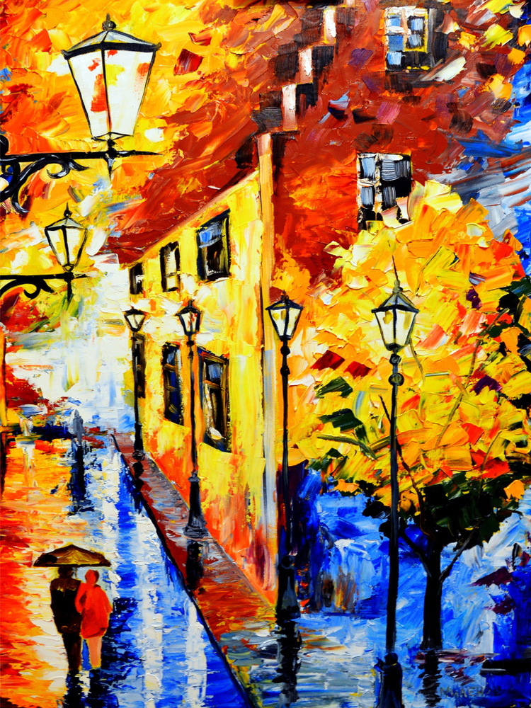 Print-911 Картина "Променад" 30x40 см #1