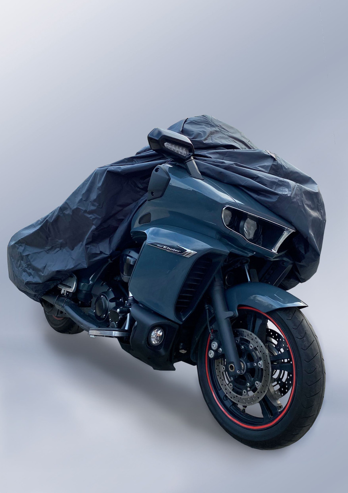 Чехол для уличного хранения мотоцикла, размер XXL, цвет графит, Petko  #1
