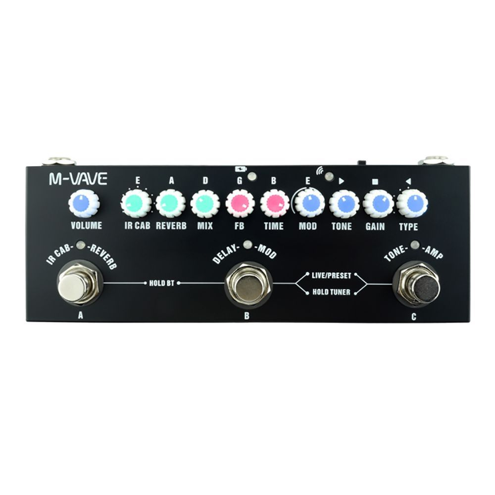 Комбинированная педаль эффектов для электрогитары M-VAVE CUBE BABY ...