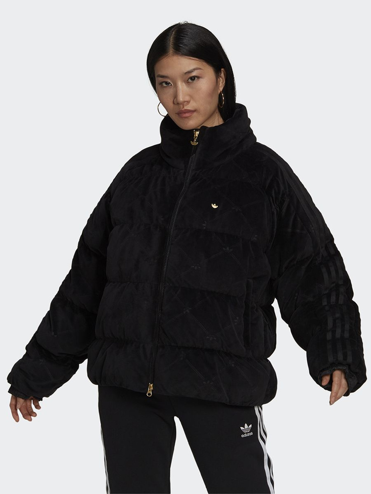 Adidas down puffer store jacket