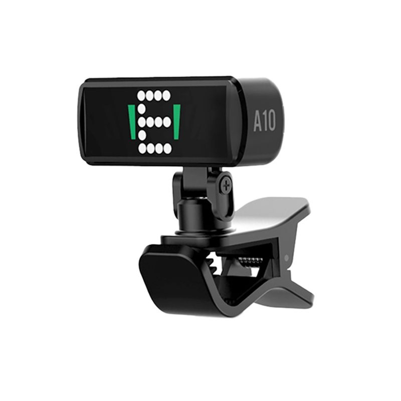 AUDIO A10 вращающийся светодиодный мини-тюнер бас-гитары совместим с ...