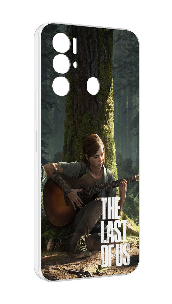 Чехол-бампер MyPads для Tecno Pova Neo 4G с рисунком The Last of Us Part II, противоударный, силиконовый #1