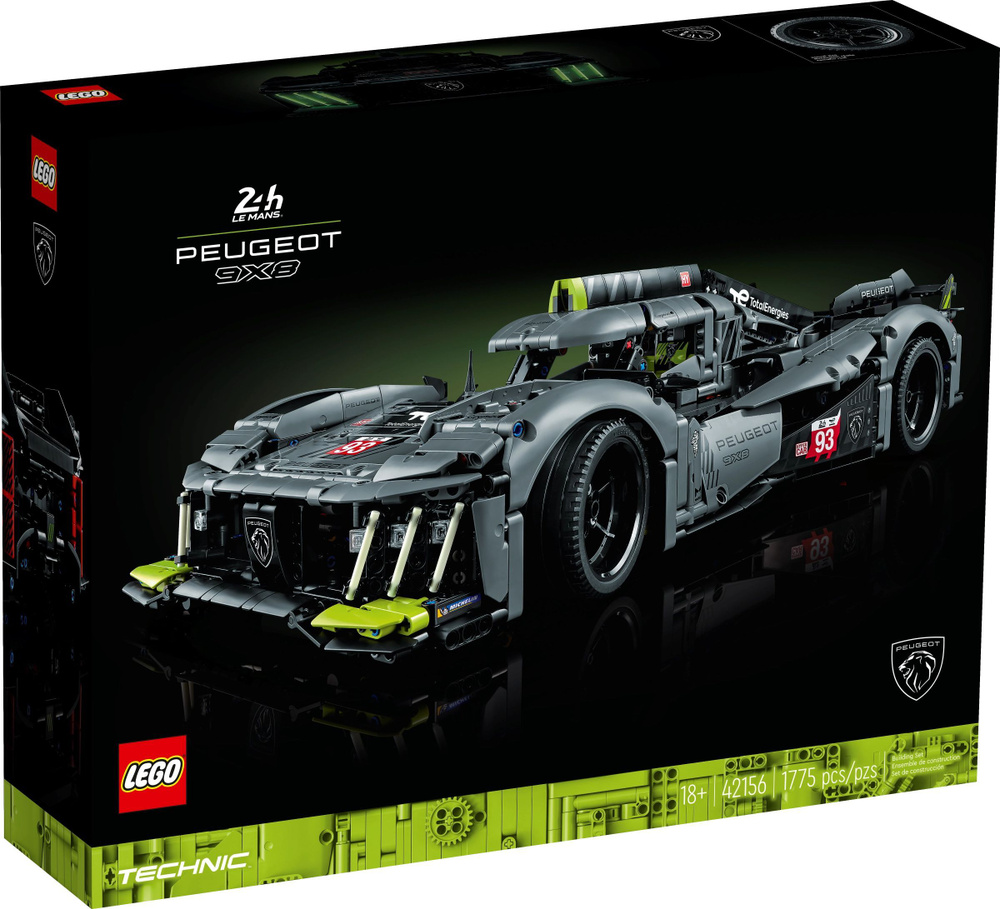 Лего Technic серия, LEGO Конструктор, Лего 42156 PEUGEOT 9X8 24H Le Mans  Hybrid Hypercar, Игрушки LEGO для мальчиков и девочек - купить с доставкой  по выгодным ценам в интернет-магазине OZON (1556509047)