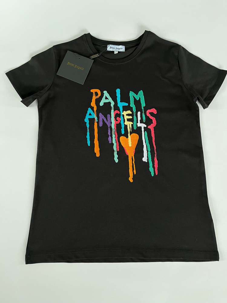 Футболка PALM ANGELS, размер 44, цвет черный - купить по выгодной цене ...