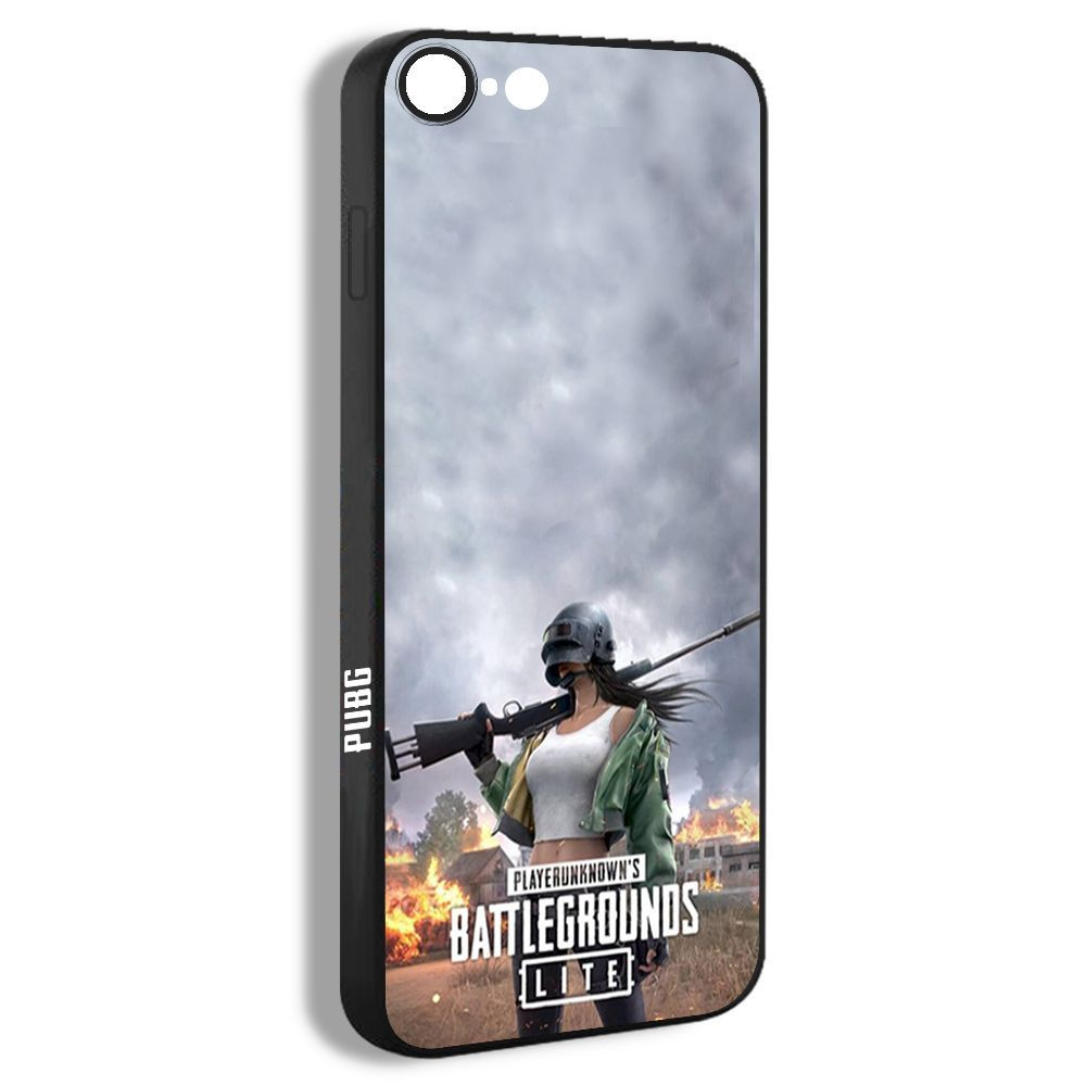 чехол для смартфона Подходит для iPhone 6s PUBG игра девушка эстетический  рисунок EBA15 - купить с доставкой по выгодным ценам в интернет-магазине  OZON (976657881)