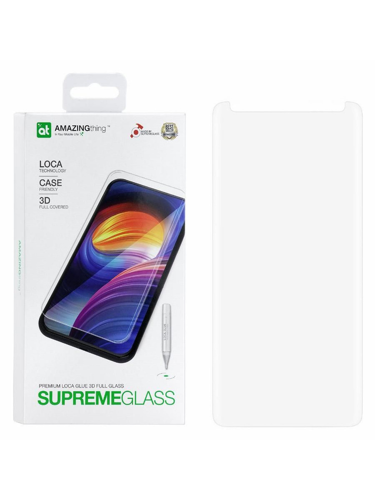 Защитное стекло для Samsung Galaxy S9 Amazingthing Loca UV-Full Glue 3D Transparent 0.33mm, с УФ лампой, #1