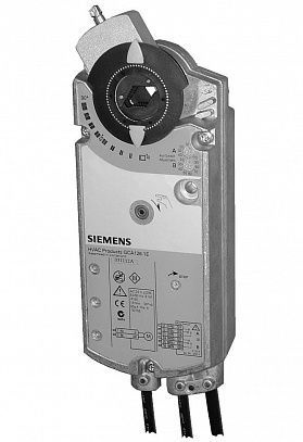 Siemens GCA321.1E Привод воздушной заслонки с пружинным возвратом (18 Н*м, AC 230 В, 2-точечный) 233-682-513 #1