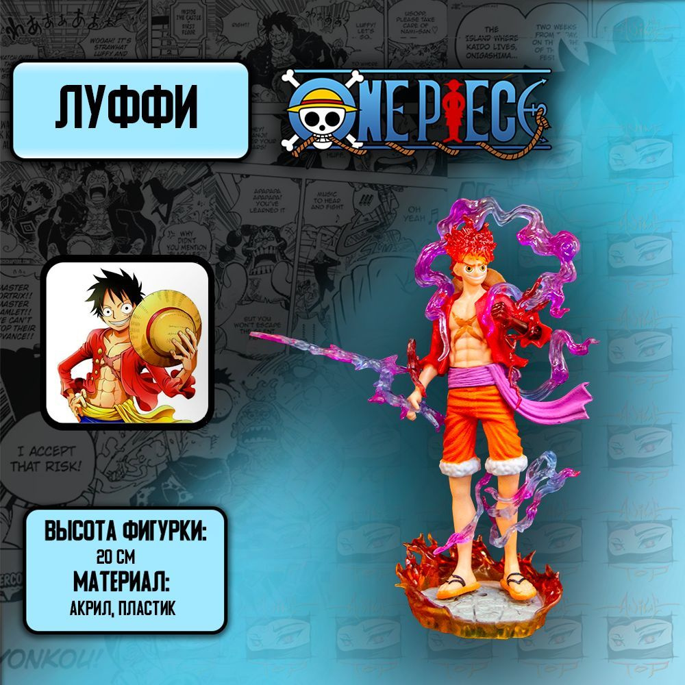 Детализированная фигурка из аниме One Piece/Ван Пис - Luffy - Луффи