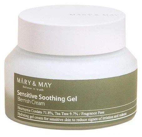 Успокаивающий крем-гель Mary & May Sensitive Soothing Gel Blemish Cream 70 гр #1