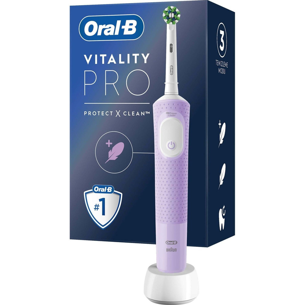 Braun Электрическая зубная щетка Vitality Pro, лиловый #1