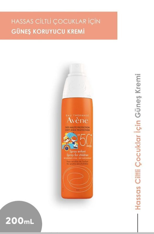 Avene Sun Care SPF 50+, Солнцезащитный спрей для детей 200мл - купить с ...