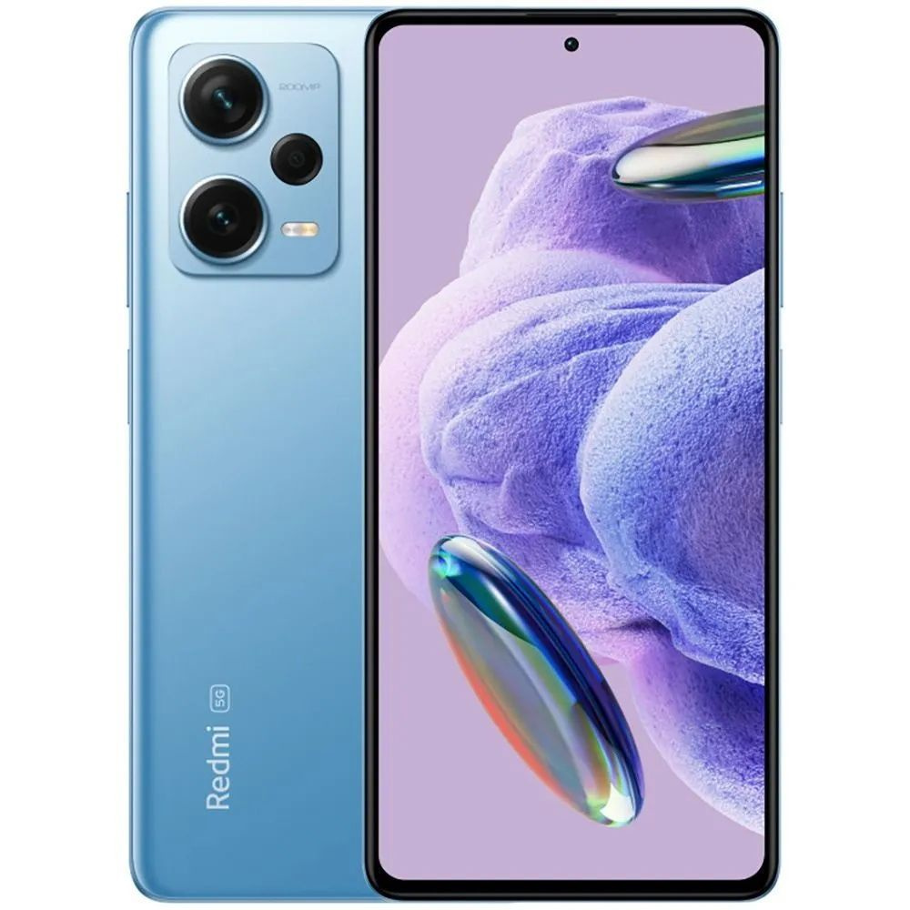 Redmi Смартфон XiaoMi redmi Note 12 pro (Русификация)256 ГБ, голубой