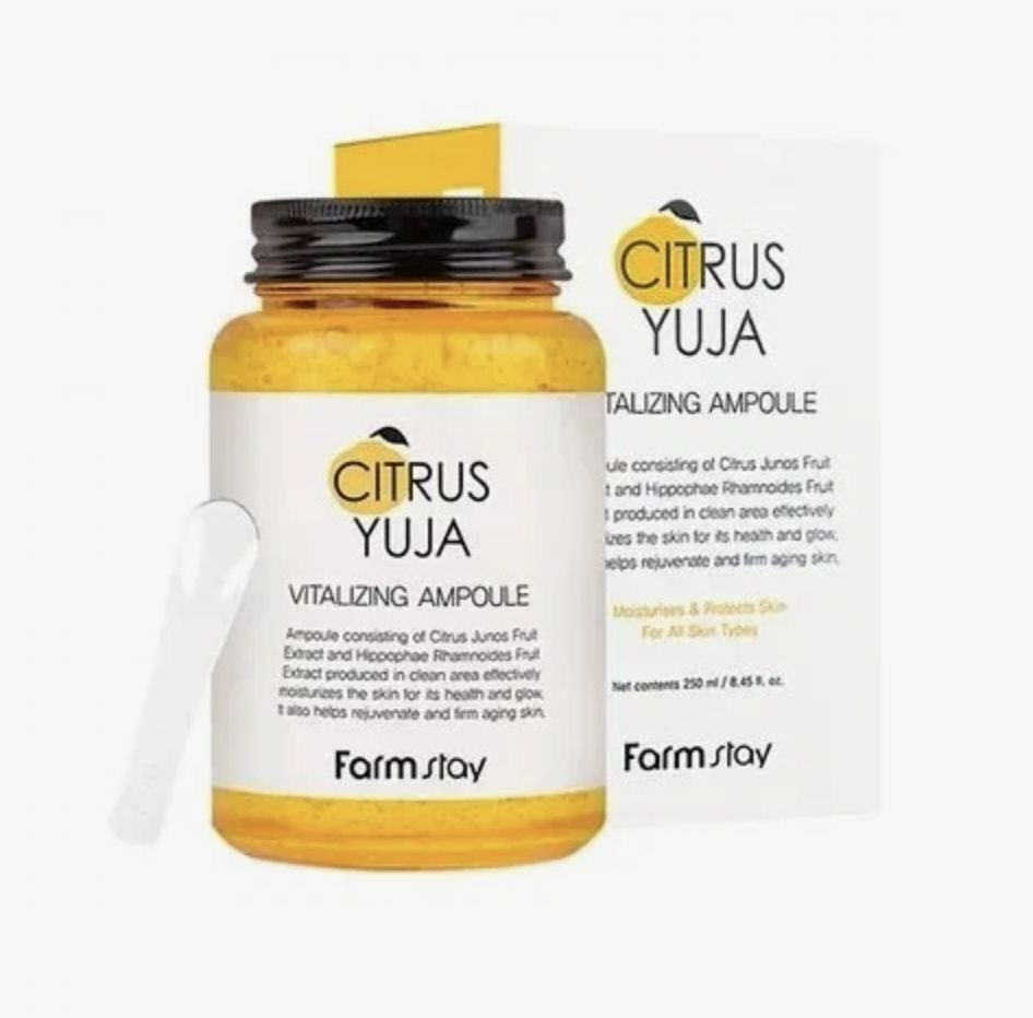 FarmStay Ампульная сыворотка для лица с экстрактом юдзу Citrus Yuja Vitalizing Ampoule 250 мл, Корейская #1