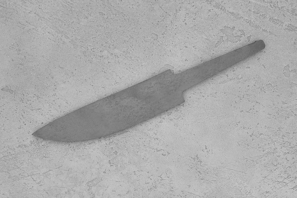 Заготовка для ножа, сталь Х12МФ 4,2мм. Модель "КрейсерЪ" с клинком 125мм, ТО 60-61HRC  #1