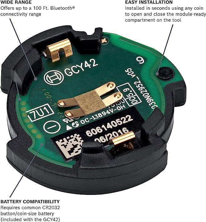 Bosch Беспроводной модуль Bluetooth GCY 42, Инструментальная сигнализация; широкий диапазон подключения #1