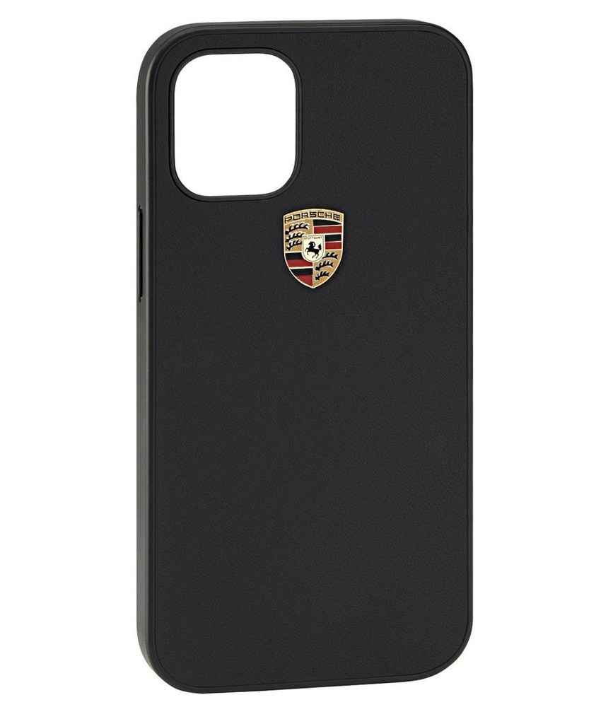 Кожаный чехол Porsche для iPhone 12 Mini, Crest Logo - купить с ...