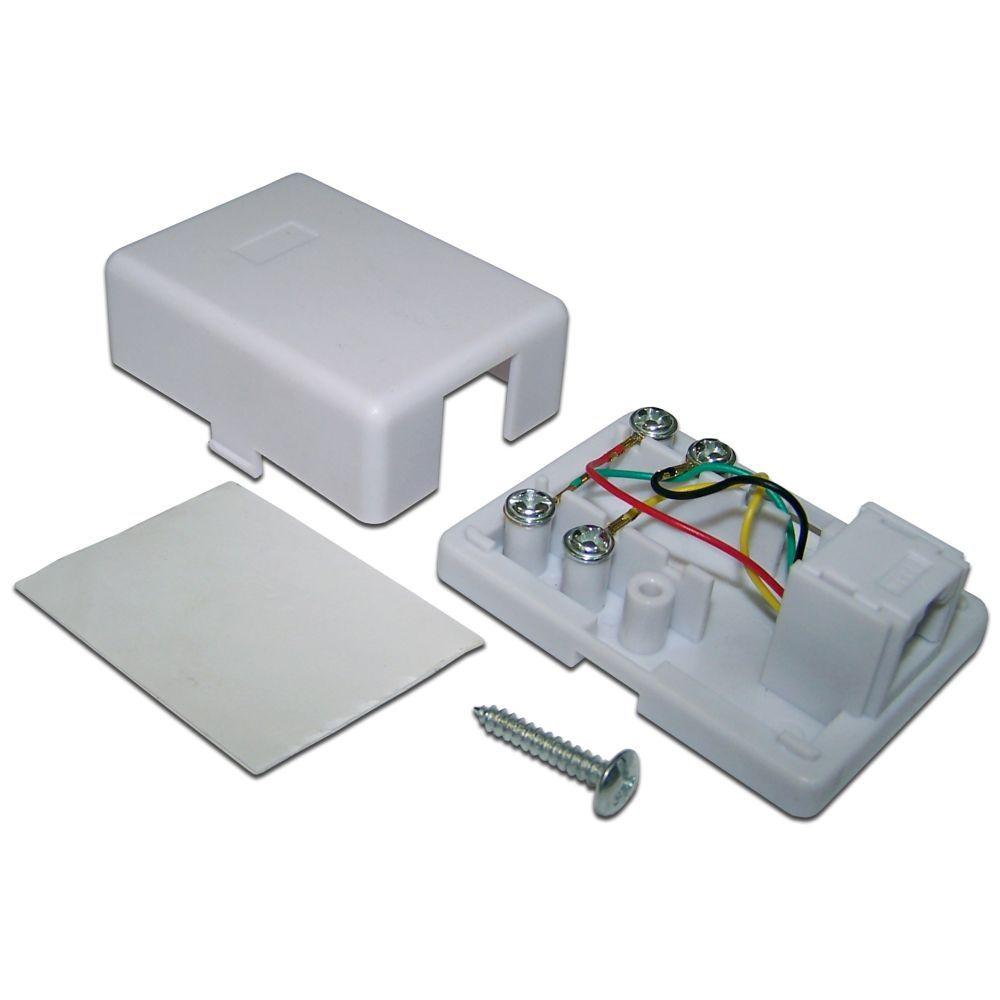 Розетка настенная TWT 1 порт RJ12 TWT-SS1-12-WH - купить с доставкой по ...