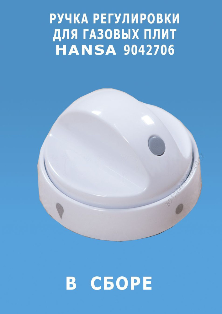 Ручка регулировки / управления конфоркой для газовых плит Hansa (Ханса ...