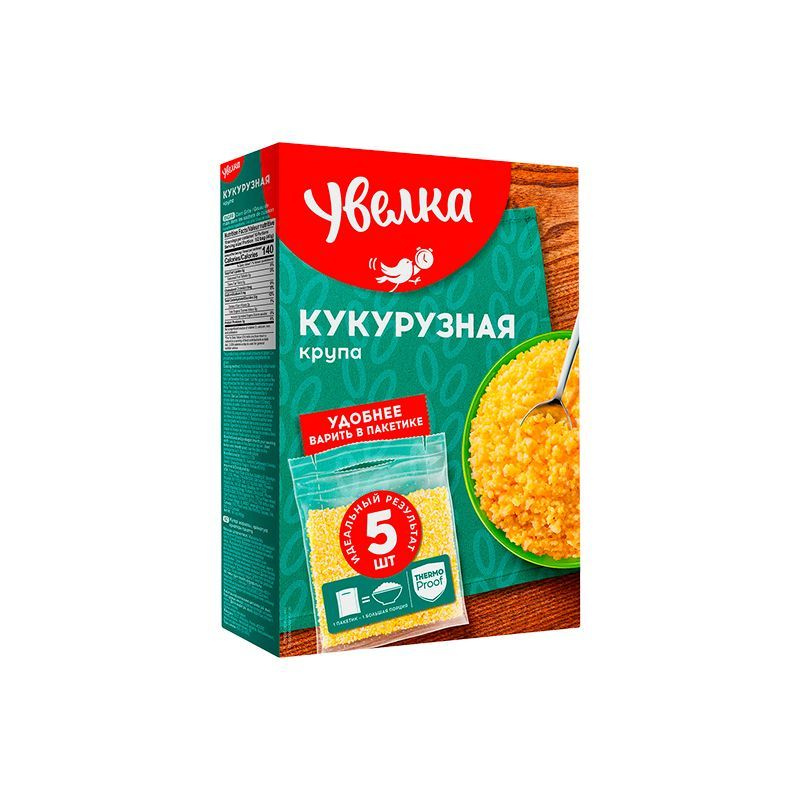 Крупа вар пакет кукурузная Увелка 5шт*80гр 400гр #1