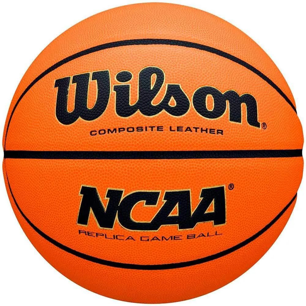 Мяч баскетбольный Wilson NCAA Replica Game Ball №7,seven2007701, 7 размер,  оранжевый купить по выгодной цене в интернет-магазине OZON (1061168172)