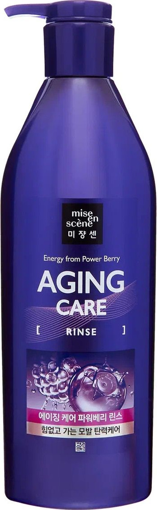 MISE EN SCENE Aging Care Rinse Кондиционер для волос антивозрастной с коллагеном 680мл / корейская косметика #1