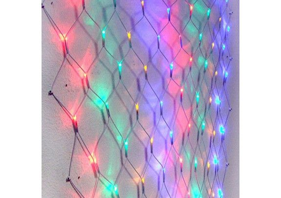 Гирлянда Сетка 120LED разноцветная, 1,5х1,5 м #1