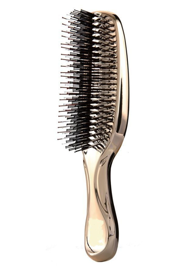 S-Heart-S Расческа Scalp Brush Premium удлиненная (золото-шампань) #1