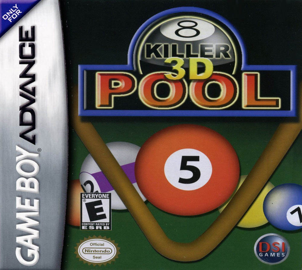 Картридж GBA Killer 3d Pool Русская версия (32MB) - купить по выгодной цене  в интернет-магазине OZON (1314194558)