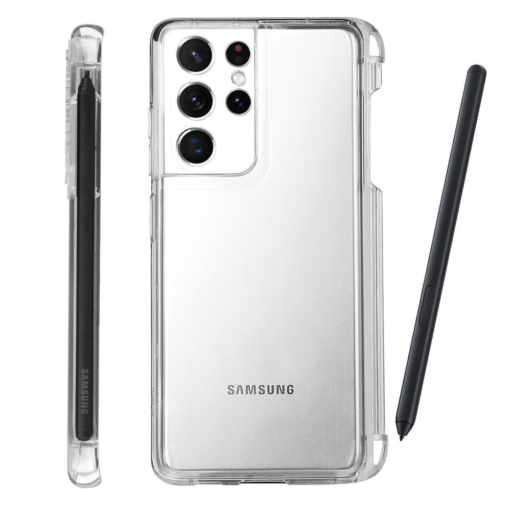 Мягкий чехол MyPads для Samsung Galaxy S21 Ultra с разъемом S-Pen - купить  с доставкой по выгодным ценам в интернет-магазине OZON (1091865959)