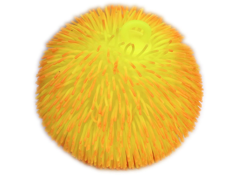 Игрушка большой резиновый шар пушистик двухцветный - купить с доставкой ...