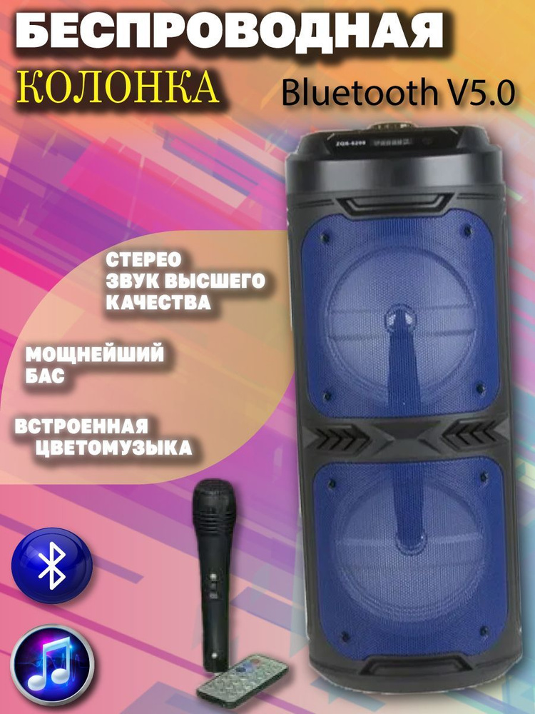 Портативная музыкальная колонка Bluetooch ZQS6209 #1