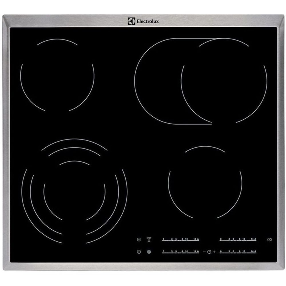 Electrolux EHF46547XK Электрическая варочная панель, 4 конфорки, черная #1