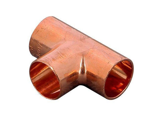 Тройник медный под пайку 5/8 (16), 183069 - купить по выгодной цене в ...