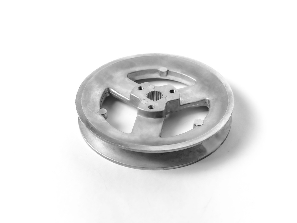 Шкив ведомый 1-х ручейковый d15мм 19 зубов для мотоблоков Denzel, Brait ...