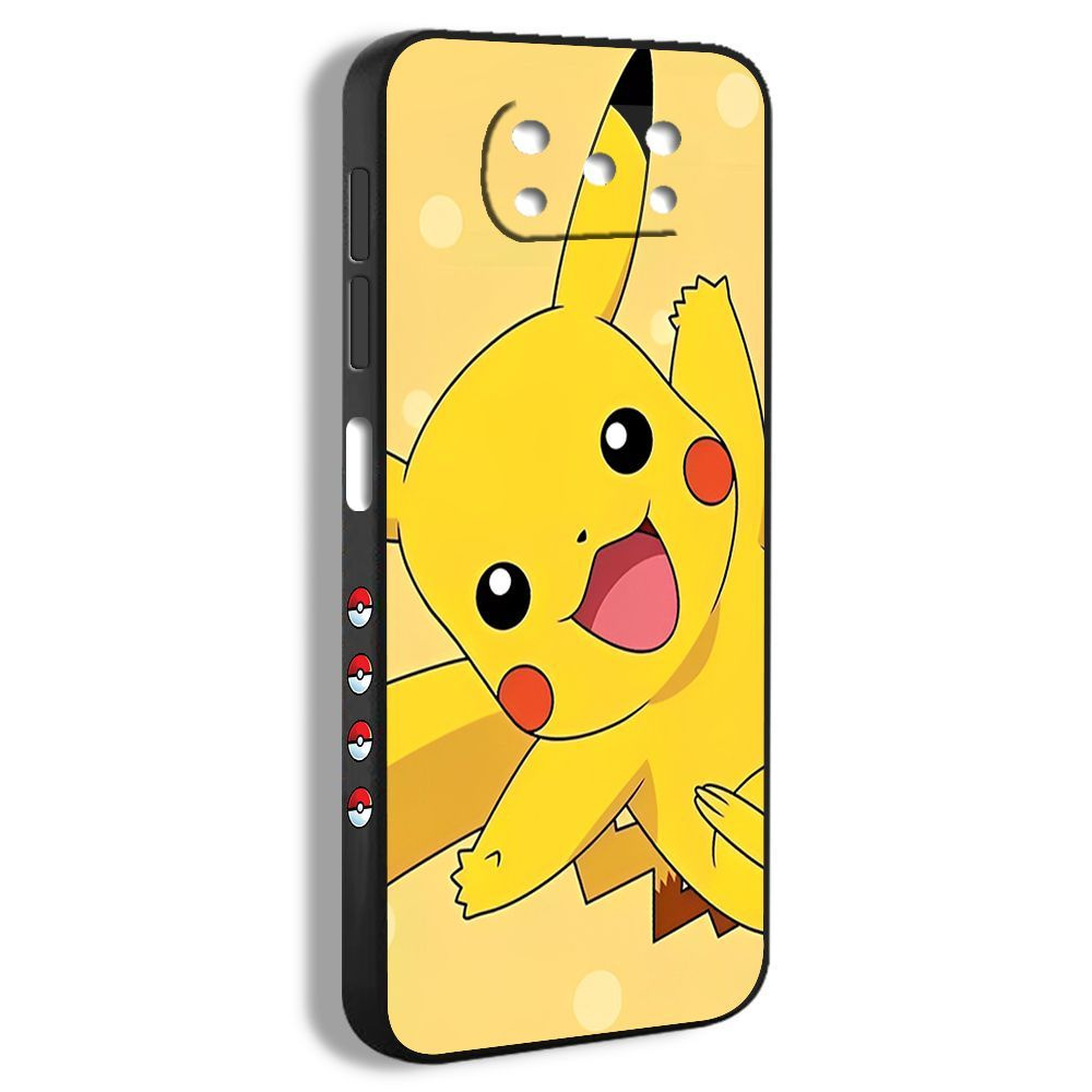 Чехол для смартфона Подходит для xiaomi poco x3 nfc Пикачу Покемон Pokemon  pikachu - купить с доставкой по выгодным ценам в интернет-магазине OZON  (1147805988)