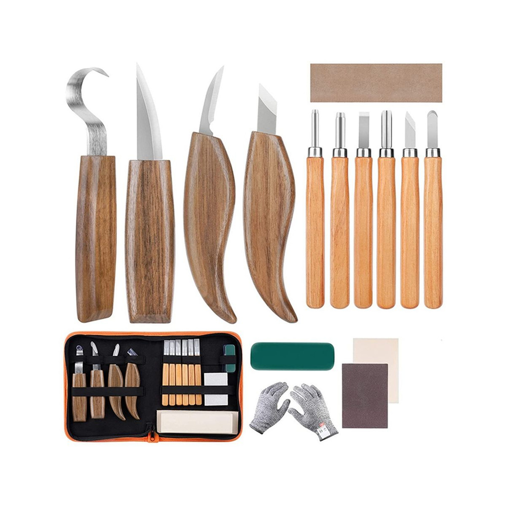 Набор инструментов для резьбы по дереву 15 шт нож для резьбы по дереву ...